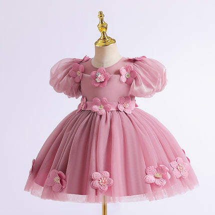 Girls' High-end Flowers Fashionable Dress - 𝓢𝓱𝓸𝓹𝓵𝓮𝓬𝔂