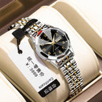 Gold Black Surface Steel Belt