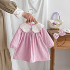 Purple Collar Princess Dress