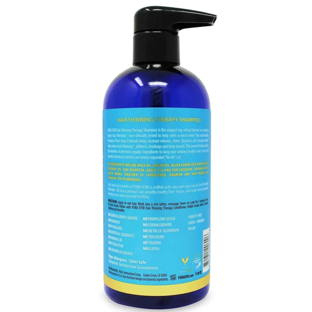 Pura D'or Biotin Shampoo for Fuller-Looking Hair 473ml | Ammuri