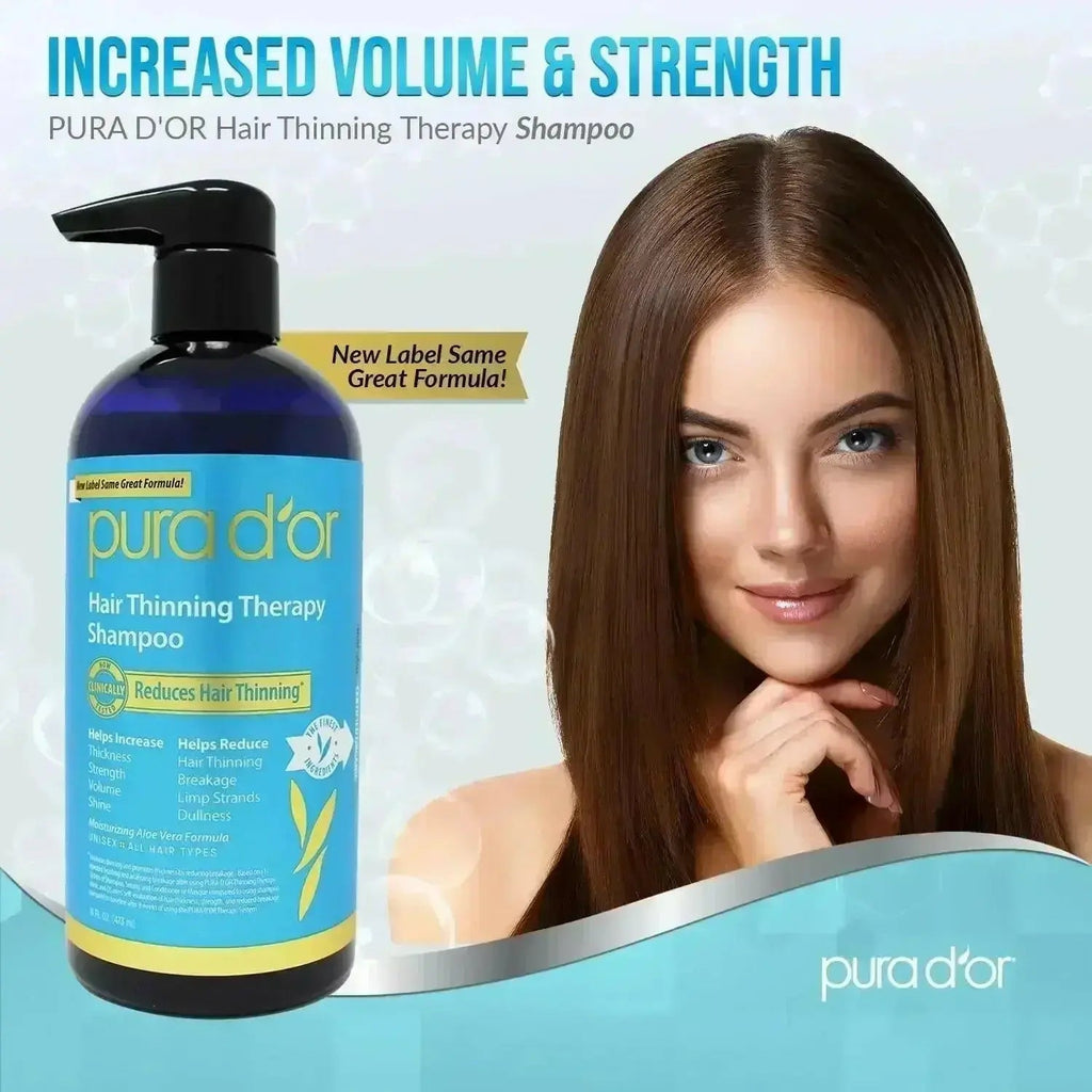 Pura D'or Biotin Shampoo for Fuller-Looking Hair 473ml | Ammuri