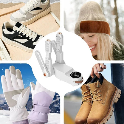 A82I-Deodorizer Shoe Dryer Boot Dryer Portable Electric Shoe Dryer Foldable Design Glove Dryer For Ski Boots, Boots