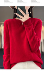 100% Merino Wool Women’s Sweater – Soft Cashmere-Feel