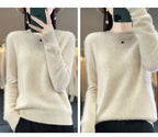 100% Merino Wool Women’s Sweater – Soft Cashmere-Feel