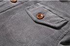 Men’s Corduroy Fleece-Lined Winter Jacket