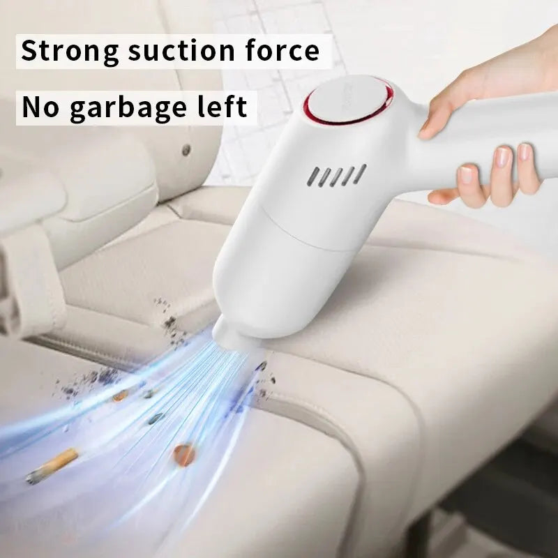 Wireless Handheld Car Vacuum Cleaner Portable 120W High Suction Power Dual Use for Home and Car Rechargeable Auto Cleaning Tool