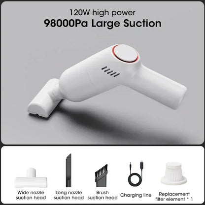 Portable Car Vacuum Cleaner Multifunctional Wireless Handheld Vacuum Cleaner High Suction Cleaning Mini Home Cleaning Car Home