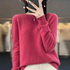 100% Merino Wool Women’s Sweater – Soft Cashmere-Feel