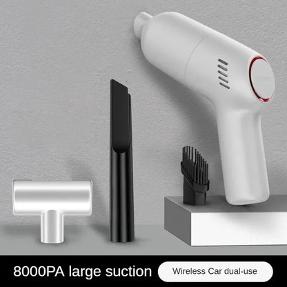 Wireless Handheld Car Vacuum Cleaner Portable 120W High Suction Power Dual Use for Home and Car Rechargeable Auto Cleaning Tool