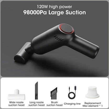 Portable Car Vacuum Cleaner Multifunctional Wireless Handheld Vacuum Cleaner High Suction Cleaning Mini Home Cleaning Car Home
