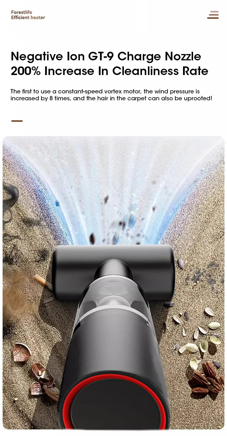 Portable Car Vacuum Cleaner Multifunctional Wireless Handheld Vacuum Cleaner High Suction Cleaning Mini Home Cleaning Car Home