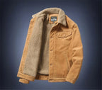 Men’s Corduroy Fleece-Lined Winter Jacket