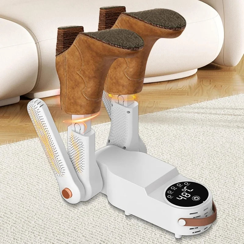 A82I-Deodorizer Shoe Dryer Boot Dryer Portable Electric Shoe Dryer Foldable Design Glove Dryer For Ski Boots, Boots