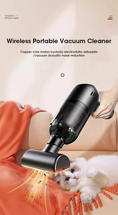 Portable Car Vacuum Cleaner Multifunctional Wireless Handheld Vacuum Cleaner High Suction Cleaning Mini Home Cleaning Car Home