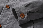 Men’s Corduroy Fleece-Lined Winter Jacket