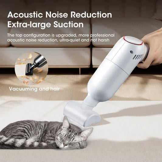 Portable Car Vacuum Cleaner Multifunctional Wireless Handheld Vacuum Cleaner High Suction Cleaning Mini Home Cleaning Car Home