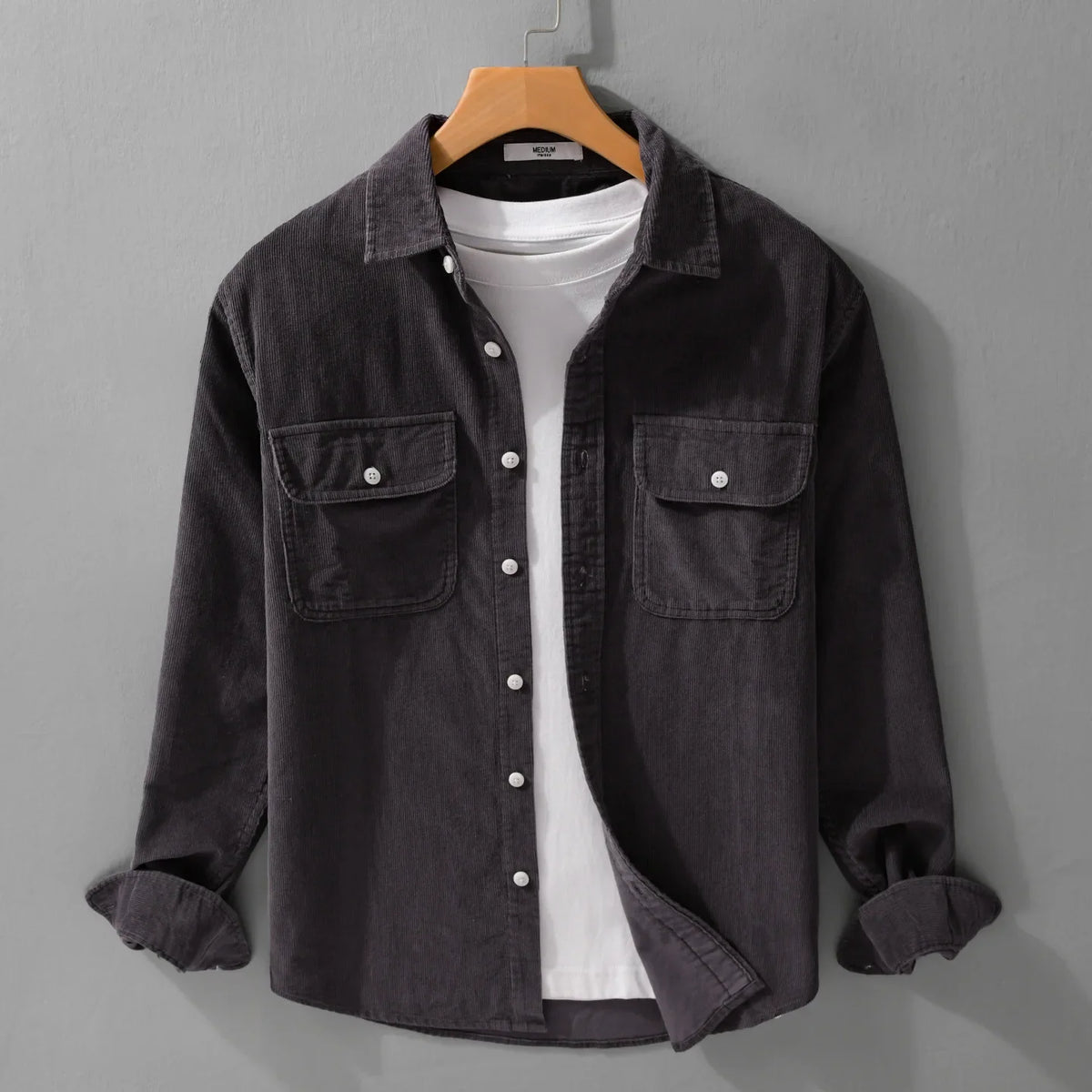 Vintage Corduroy Cotton Shirt for Men
