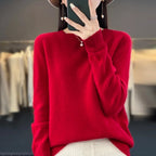 100% Merino Wool Women’s Sweater – Soft Cashmere-Feel