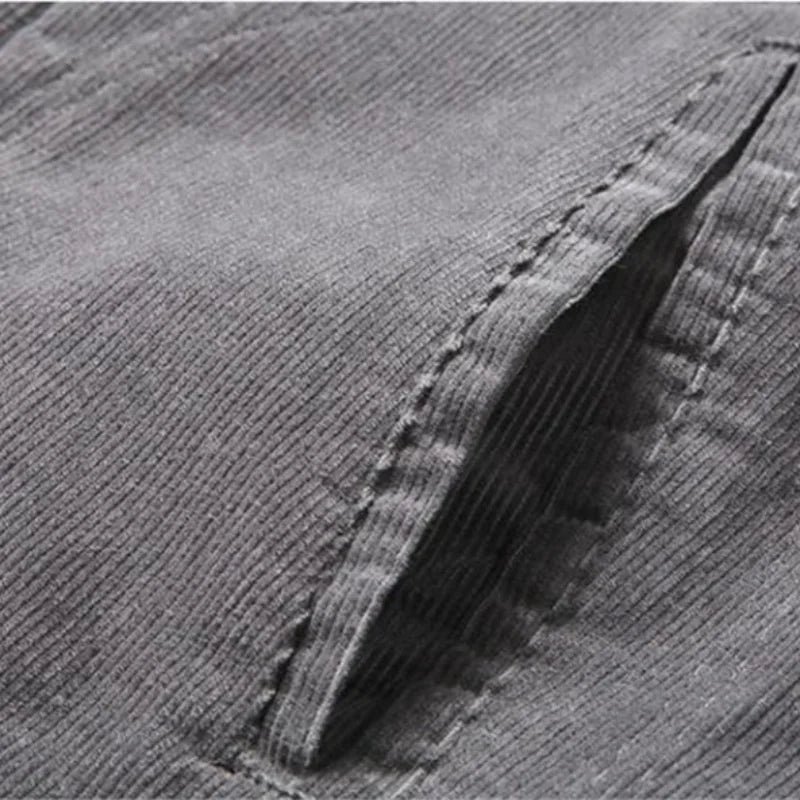 Men’s Corduroy Fleece-Lined Winter Jacket