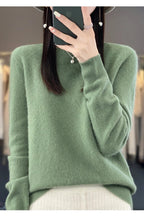 100% Merino Wool Women’s Sweater – Soft Cashmere-Feel