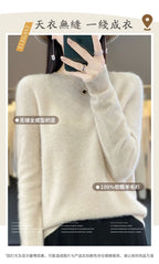 100% Merino Wool Women’s Sweater – Soft Cashmere-Feel