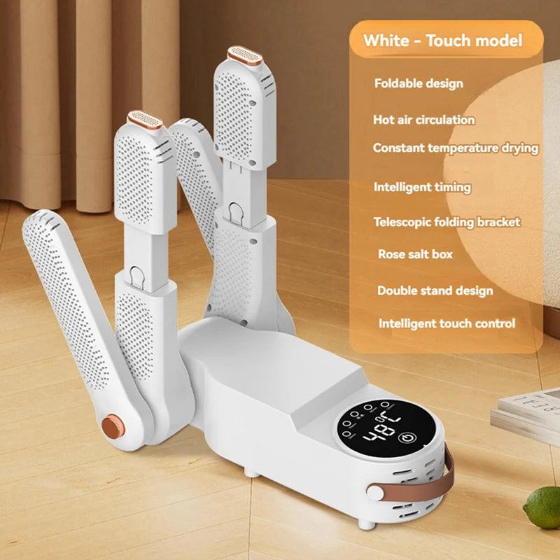 A82I-Deodorizer Shoe Dryer Boot Dryer Portable Electric Shoe Dryer Foldable Design Glove Dryer For Ski Boots, Boots