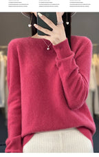100% Merino Wool Women’s Sweater – Soft Cashmere-Feel