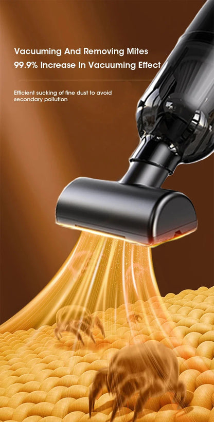 Portable Car Vacuum Cleaner Multifunctional Wireless Handheld Vacuum Cleaner High Suction Cleaning Mini Home Cleaning Car Home