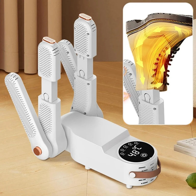 A82I-Deodorizer Shoe Dryer Boot Dryer Portable Electric Shoe Dryer Foldable Design Glove Dryer For Ski Boots, Boots