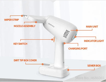Electric Window Cleaner For Home Wireless Glass Cleaning Machine Kitchen Bathroom Cleaning Tools Car Windshield Mirror Wiper