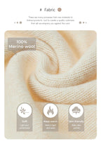 100% Merino Wool Women’s Sweater – Soft Cashmere-Feel