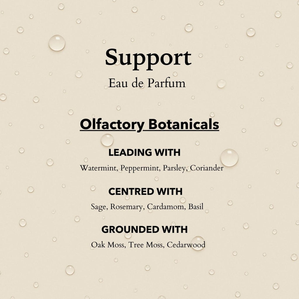 Support Eau de Parfum | Protective, herbaceous & restorative