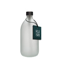 White Glass Bottle and Cap