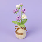 Purple Plum Pot Wool Vase Base