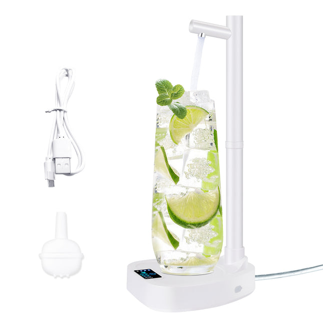 Added Extension Tupe Water Dispenser Automatic Water Bottle Desktop Rechargeable Water Dispenser With Stand - 𝓢𝓱𝓸𝓹𝓵𝓮𝓬𝔂
