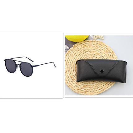 Men's Metal Double Beam Vintage Round Frame Sunglasses - 𝓢𝓱𝓸𝓹𝓵𝓮𝓬𝔂
