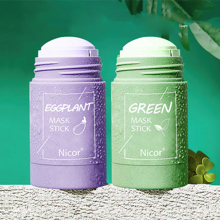 Cleansing Green Tea Mask Clay Stick Oil Control Anti-Acne Whitening Seaweed Mask Skin Care - 𝓢𝓱𝓸𝓹𝓵𝓮𝓬𝔂