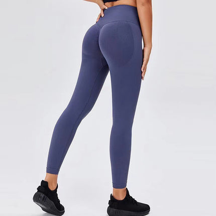 Seamless Leggings Yoga Pants Tummy Control Workout Running Yoga Leggings For Women - 𝓢𝓱𝓸𝓹𝓵𝓮𝓬𝔂