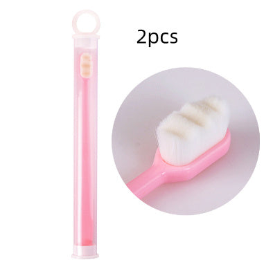 Ultra-fine Toothbrush Super Soft Bristle Deep Cleaning Brush Portable For Oral Care Tools Teeth Care Oral Cleaning Travel - 𝓢𝓱𝓸𝓹𝓵𝓮𝓬𝔂