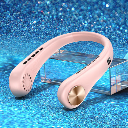 New Mini Neck Fan Portable Bladeless Hanging Neck Rechargeable Air Cooler Mini Summer Sports Fans - 𝓢𝓱𝓸𝓹𝓵𝓮𝓬𝔂