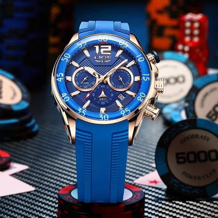 Quartz Men's Waterproof Watch Multi-function - 𝓢𝓱𝓸𝓹𝓵𝓮𝓬𝔂
