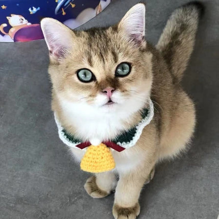 Wool Pet Collar Hand Woven Collar Christmas Pet Accessories - 𝓢𝓱𝓸𝓹𝓵𝓮𝓬𝔂