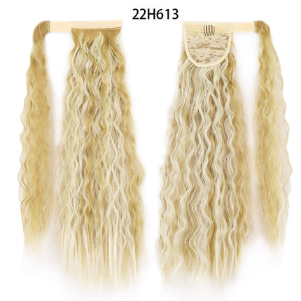 Ponytail Wig Water Wave Velcro Banding Chemical Fiber High Temperature Silk - 𝓢𝓱𝓸𝓹𝓵𝓮𝓬𝔂