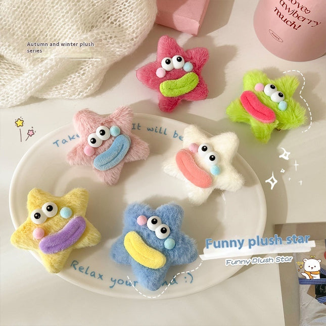 Girly Heart Plush Duckbill Clip - 𝓢𝓱𝓸𝓹𝓵𝓮𝓬𝔂