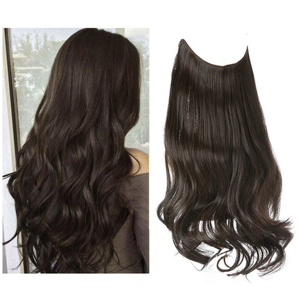 Wig Female Extension Chemical Fiber Long Curly Hair Matte High-temperature Fiber Fishing Thread Wig Set - 𝓢𝓱𝓸𝓹𝓵𝓮𝓬𝔂