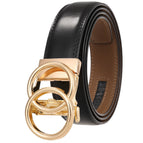Gold Buckle 3633 Black Belt