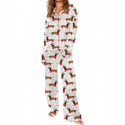 Casual Plus Size Temperament Christmas Tree Printing Suit - 𝓢𝓱𝓸𝓹𝓵𝓮𝓬𝔂
