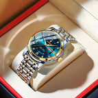 Golden And Blue Surface