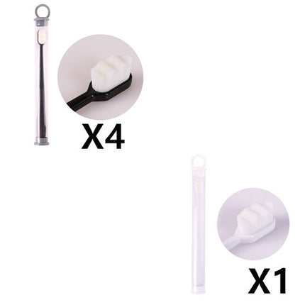 Ultra-fine Toothbrush Super Soft Bristle Deep Cleaning Brush Portable For Oral Care Tools Teeth Care Oral Cleaning Travel - 𝓢𝓱𝓸𝓹𝓵𝓮𝓬𝔂