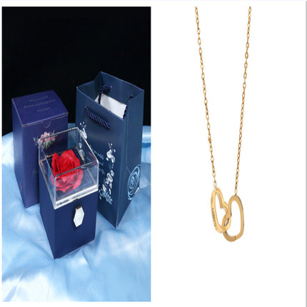 Rotating Soap Flower Rose Gift Box Creative Rotating Rose Jewelry Packaging Box Valentine's Day Gift For Women - 𝓢𝓱𝓸𝓹𝓵𝓮𝓬𝔂